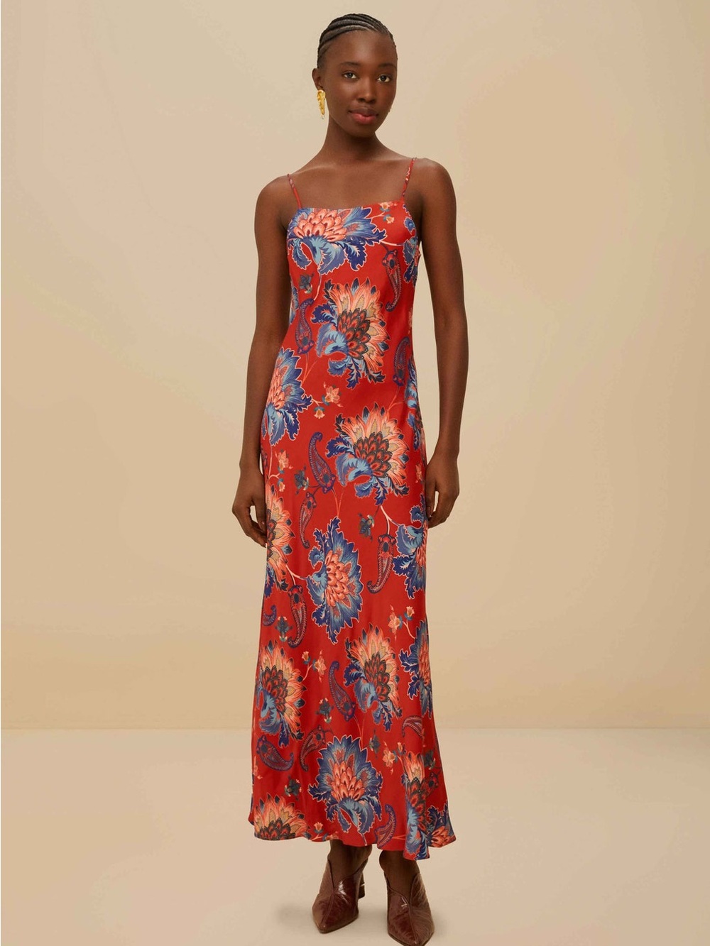 Farm Rio Red Luang Maxi Dress